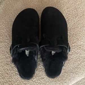 Birkenstock shearling clog